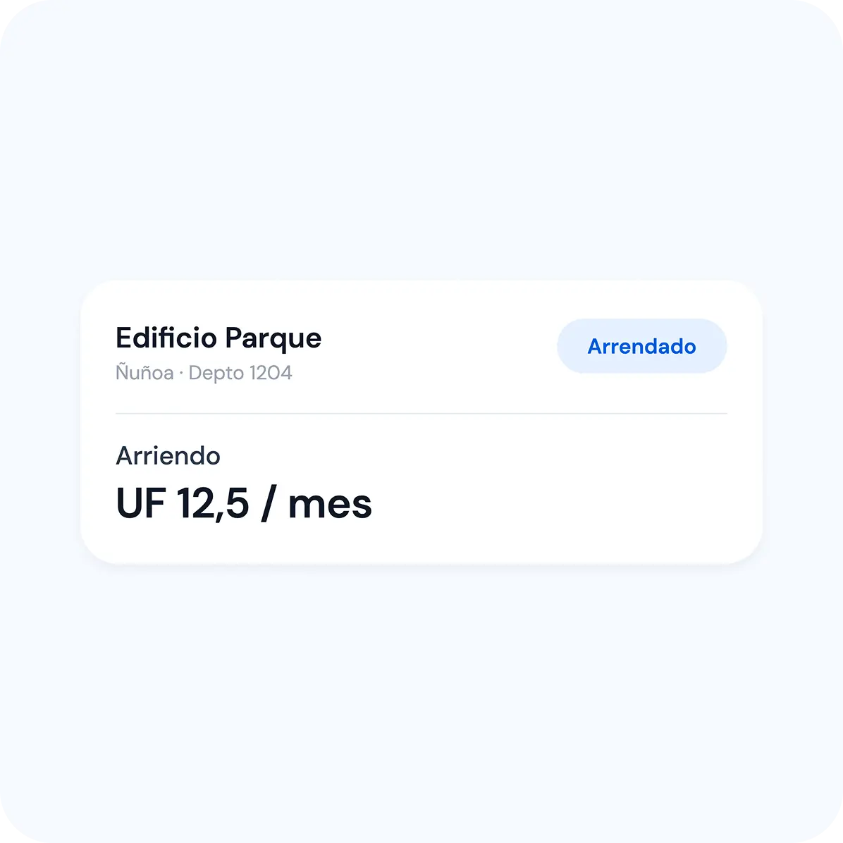 Entrega y arriendo